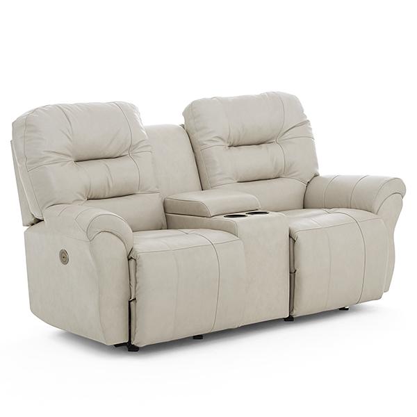 UNITY LOVESEAT LEATHER POWER SPACE SAVER CONSOLE LOVESEAT- L730CQ4