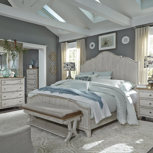 Farmhouse Reimagined Queen Panel Bed, Dresser & Mirror, Chest, Night Stand image