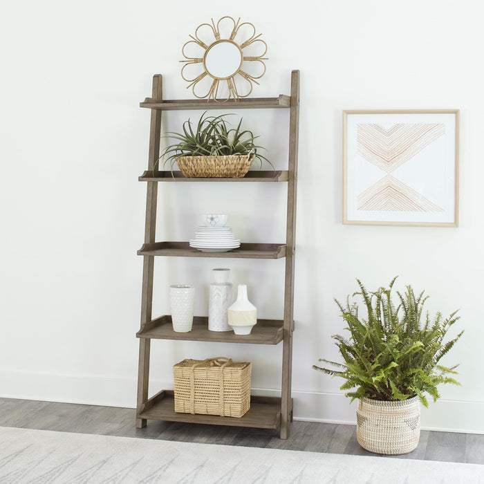 Americana Farmhouse Leaning Pier Bookcase