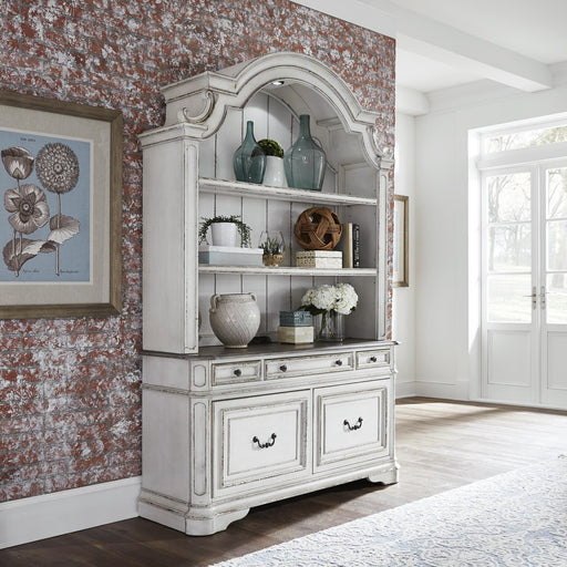 Magnolia Manor Opt Credenza & Hutch image