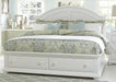 Liberty Furniture Summer House King with Storage Panel Bed in Oyster White image