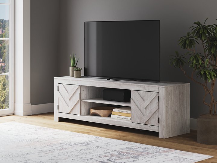 Cayboni 71" TV Stand with Electric Fireplace