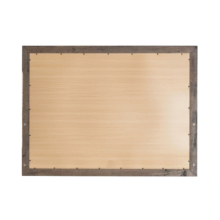 Modern Edge Landscape Mirror in Caffe image