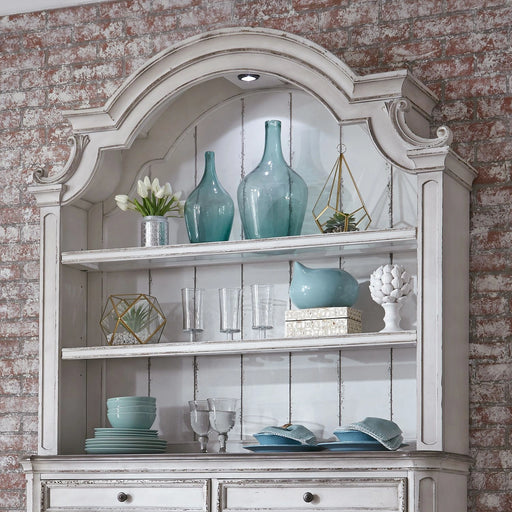 Magnolia Manor Hutch in Antique White image