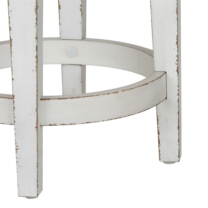 Magnolia Manor Console Swivel Stool in Antique White image