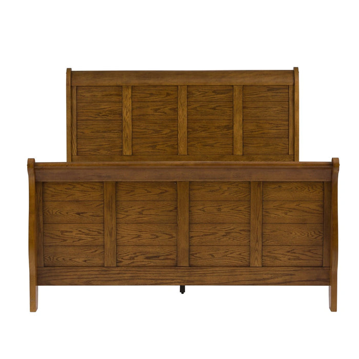Grandpas Cabin Sleigh Bed, Dresser & Mirror, Chest, Night Stand image