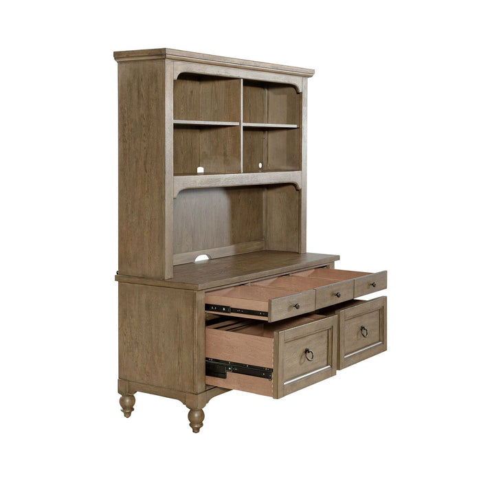 Americana Farmhouse Credenza & Hutch image