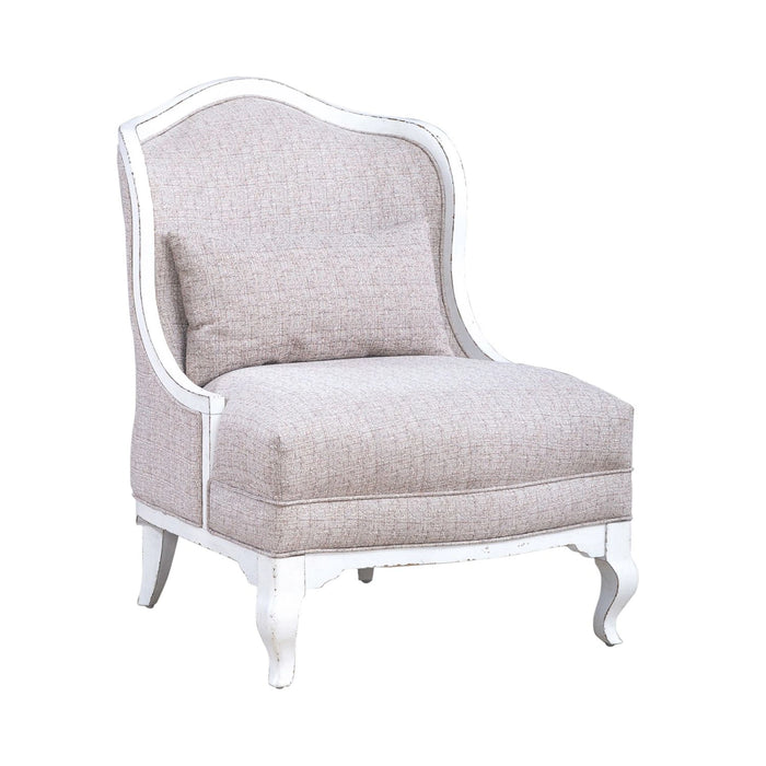 Magnolia Manor Upholstered Accent Chair in Antique White image