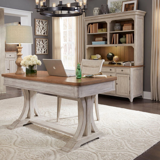 Farmhouse Reimagined 3 Piece Desk & Hutch Set image