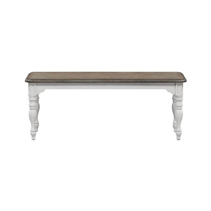 Magnolia Manor Dining Bench (RTA) in Antique White image