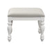 Summer House I Vanity Stool in Oyster White image