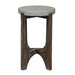 Cascade Chair Side Table in Wire Brush Rustic Brown image