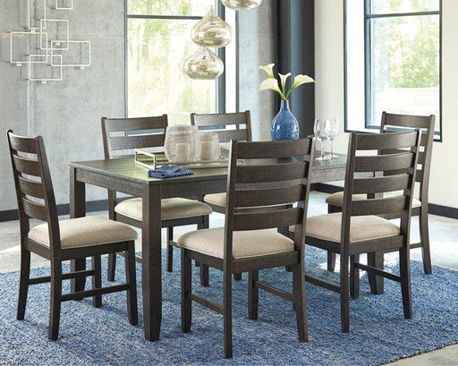Rokane Dining Table and Chairs (Set of 7) image