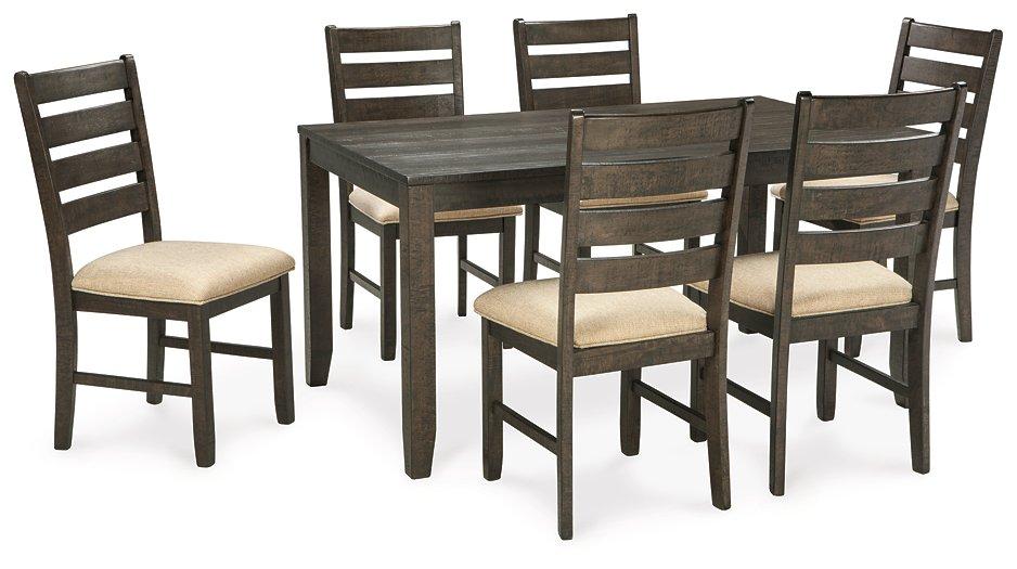 Rokane 7 pc Dining Table and Chairs