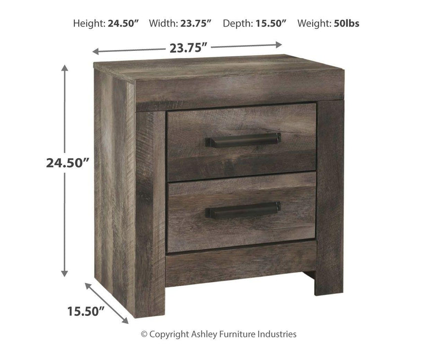 Wynnlow - Two Drawer Night Stand